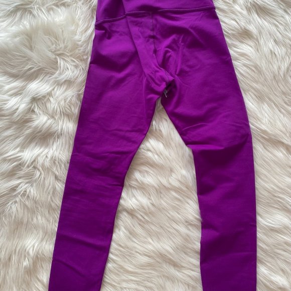 High Rise Purple Lululemon Leggings - Picture 2 of 4
